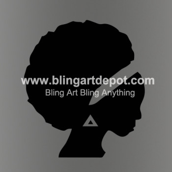 Afro Girl Iron On Transfers Vinyl Afro Girl Iron On Transfers Vinyl